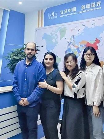 Visitors from participating clients